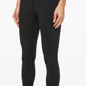 Lululemon high waisted wunder under black